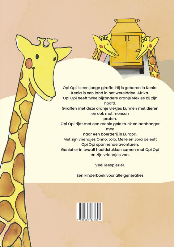 Achterkant van De avonturen van Opi Opi en zijn vriendjes