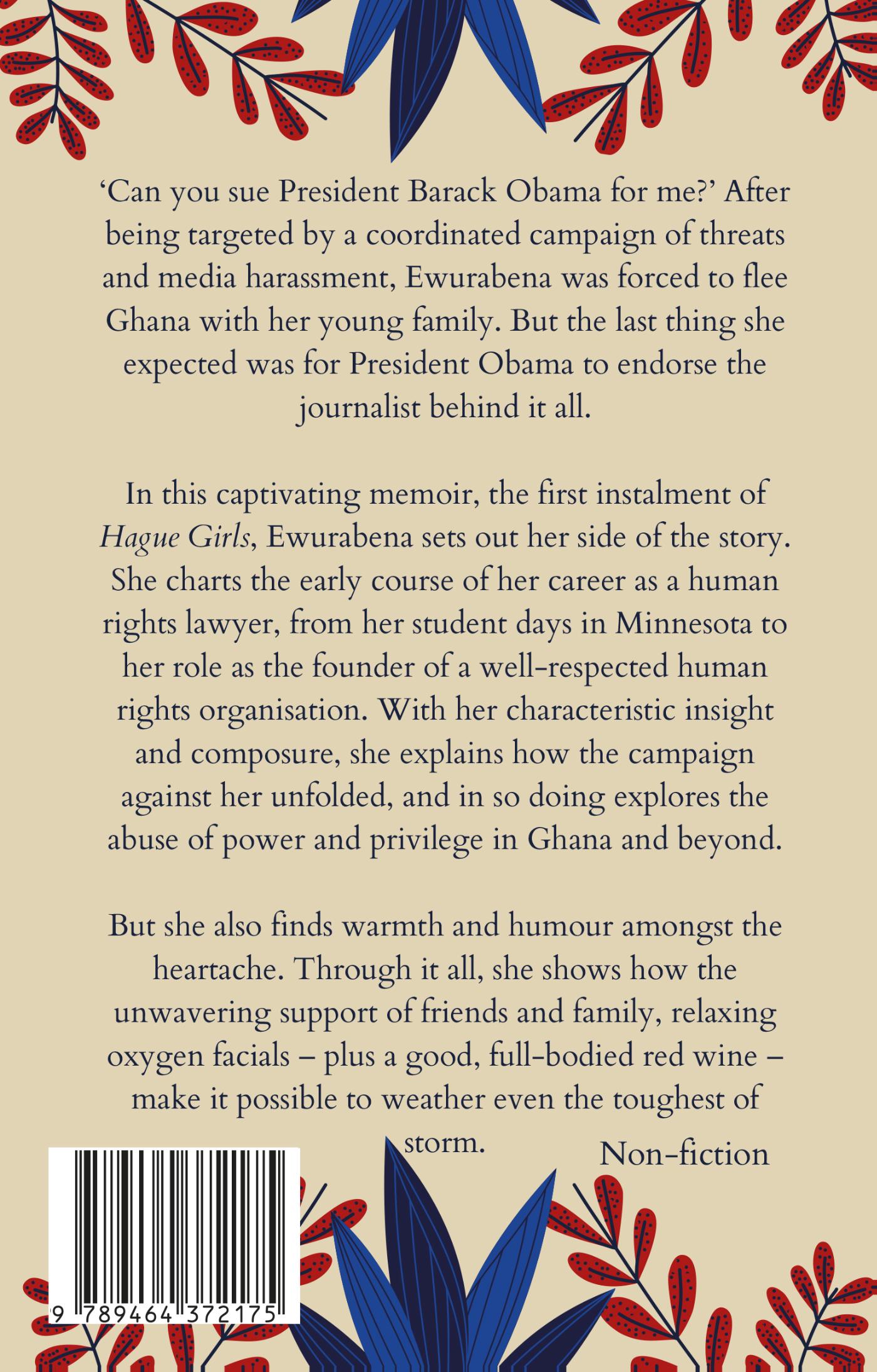 Achterkant van Hague Girls Part One: Fleeing