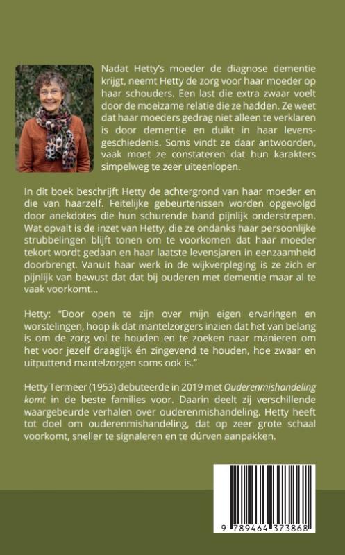 Achterkant van Van goeden huize maar emotioneel verwaarloosd