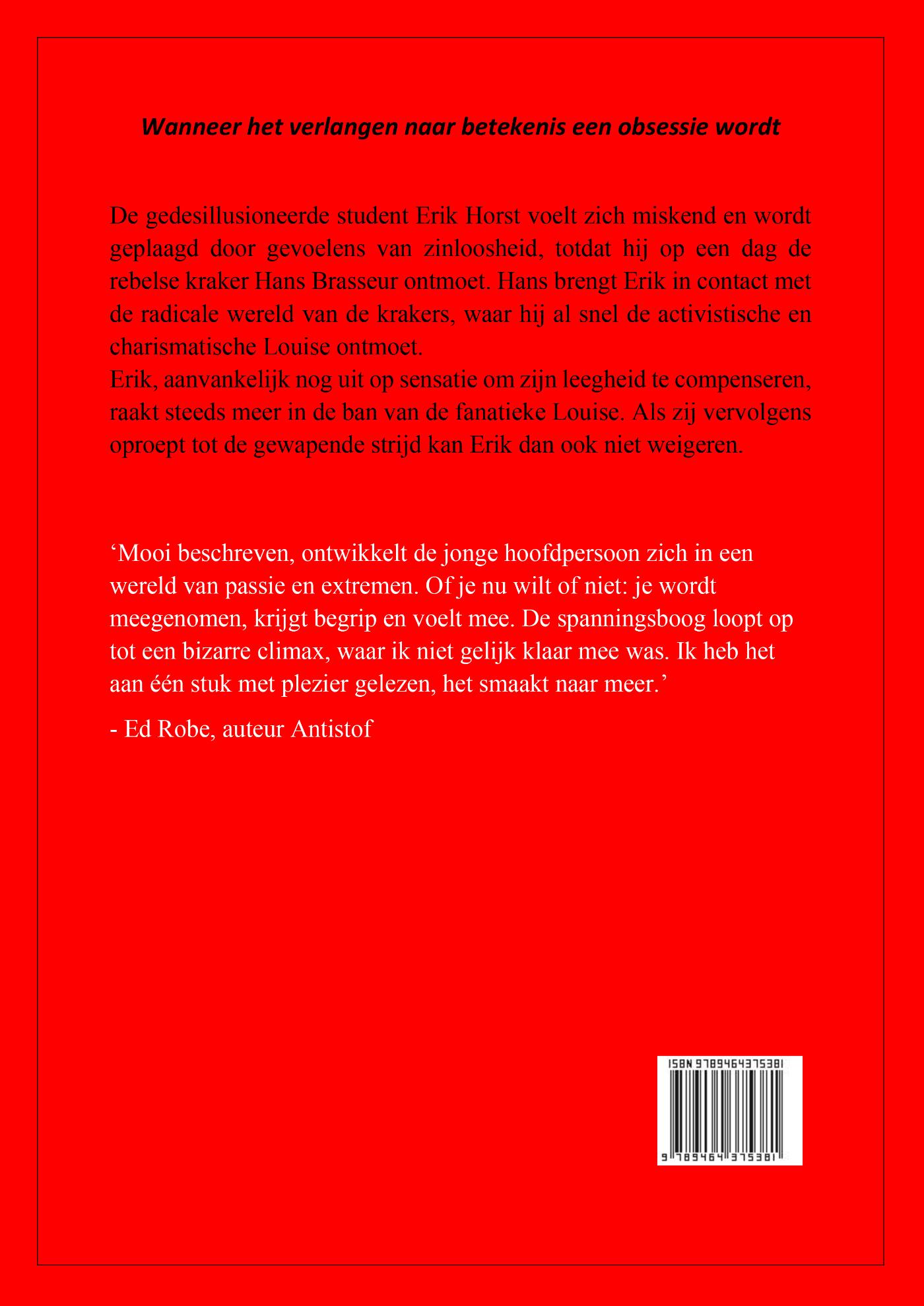 Achterkant van Onze strijd