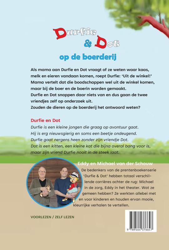 Achterkant van Op de boerderij