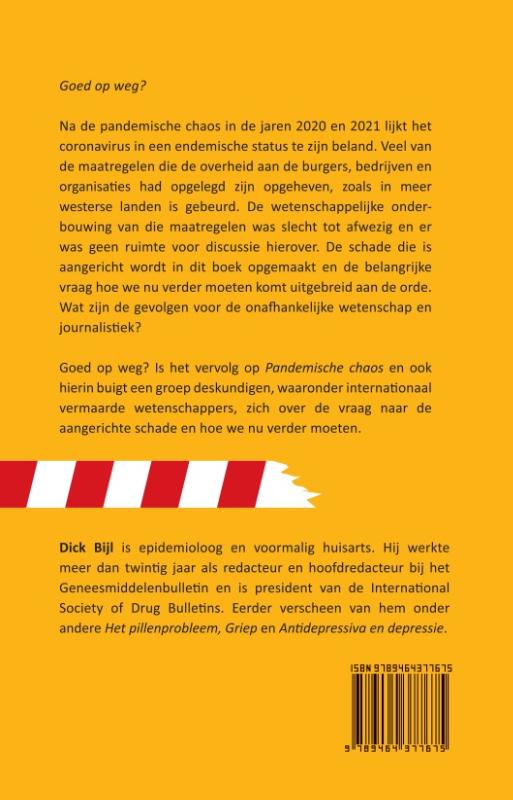 Achterkant van Voorbij de pandemische chaos