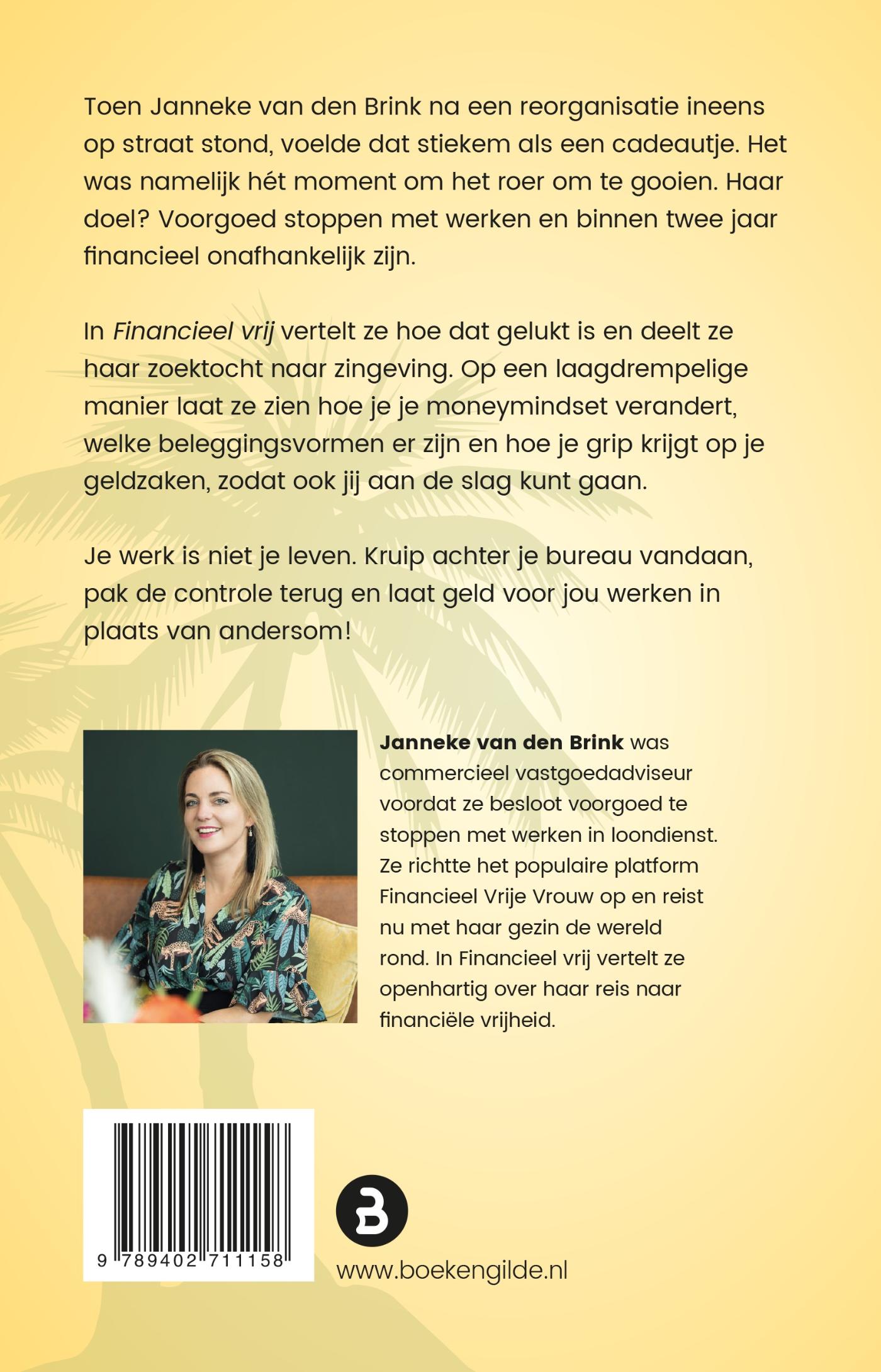 Achterkant van Financieel vrij