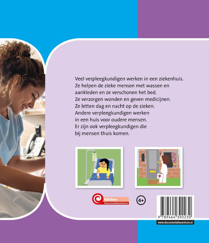 Achterkant van de verpleegkundige