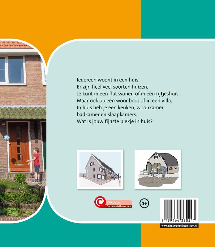Achterkant van hier woon ik