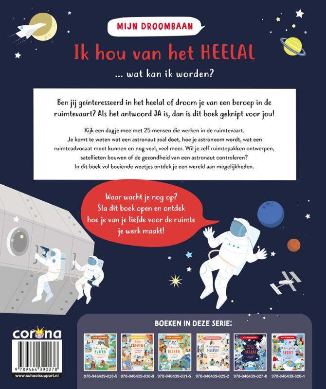 Achterkant van Ik hou van het heelal