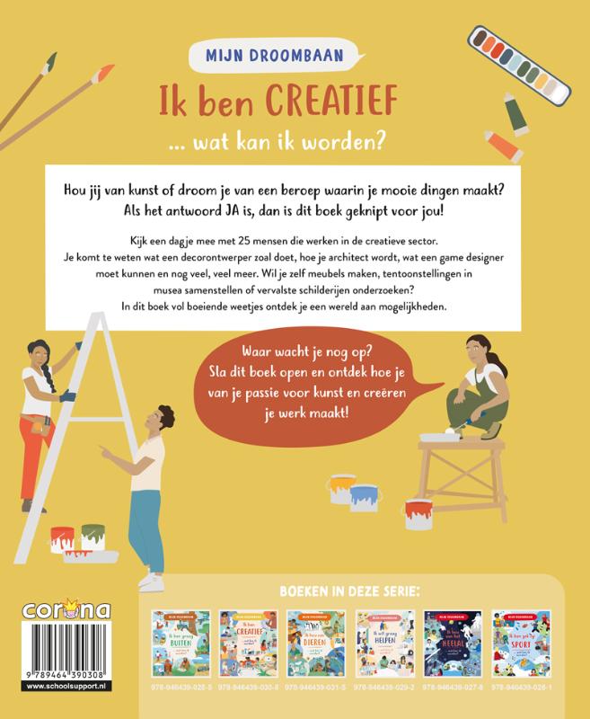 Achterkant van Ik ben creatief