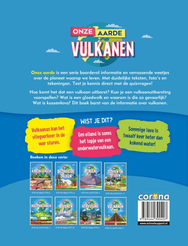 Achterkant van Vulkanen