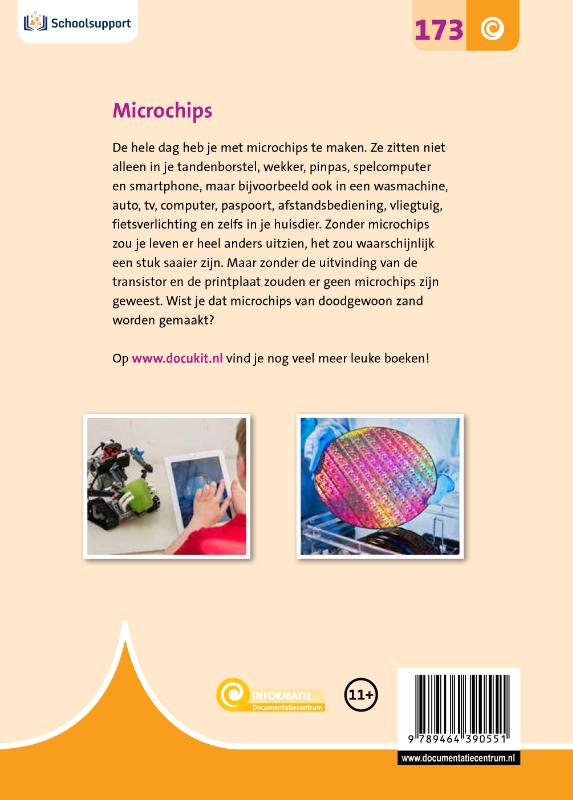 Achterkant van Microchips