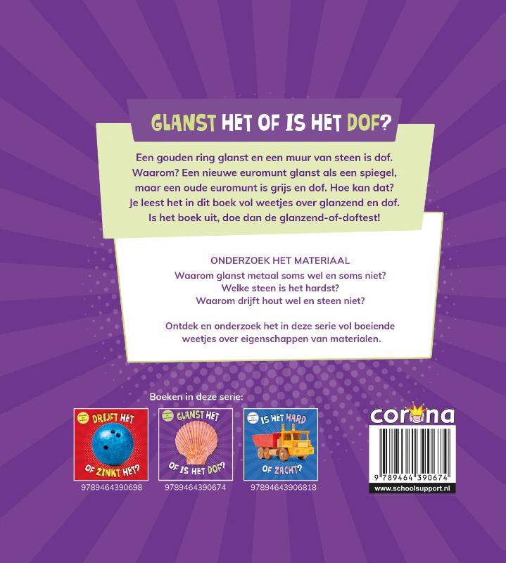 Achterkant van Glanst het of is het dof?