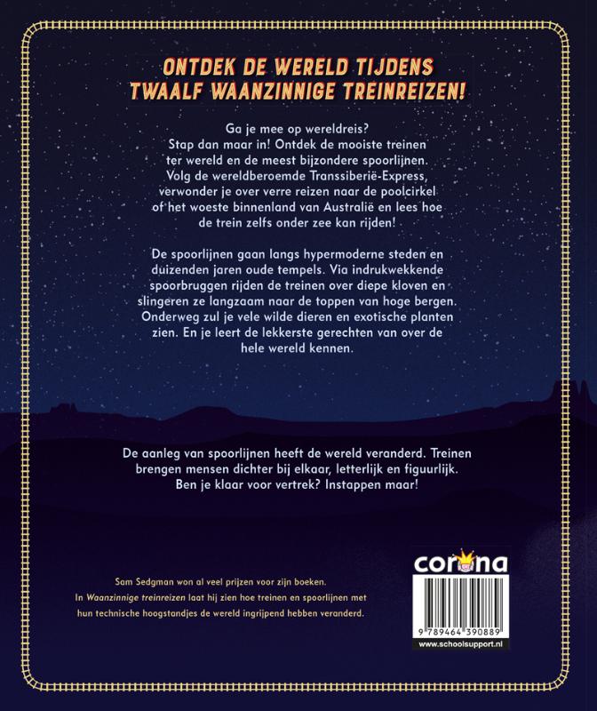 Achterkant van Waanzinnige treinreizen