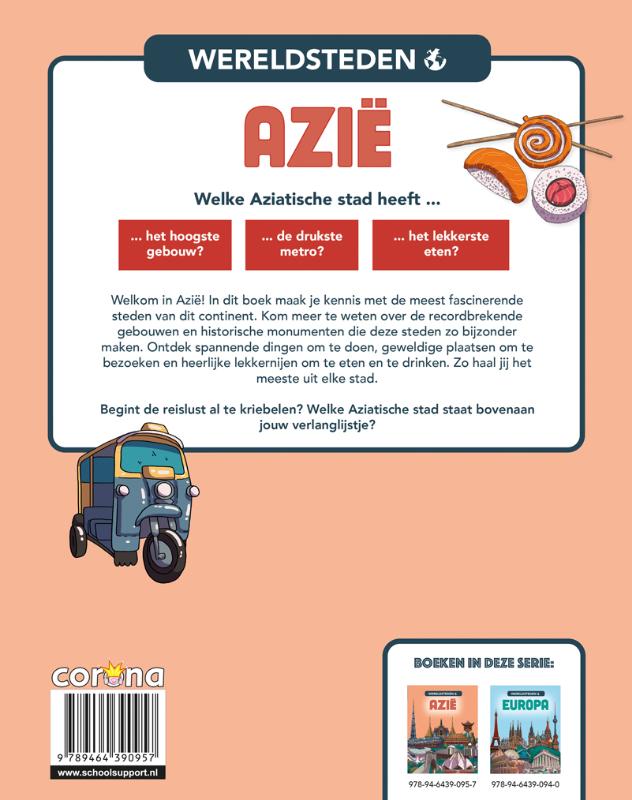 Achterkant van Azië