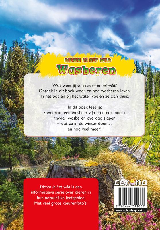 Achterkant van Wasberen