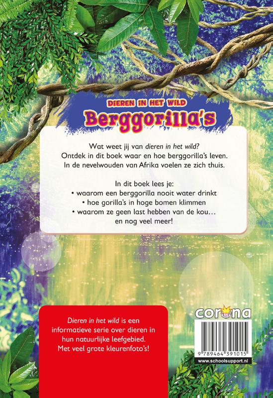 Achterkant van Berggorilla's