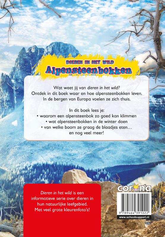 Achterkant van Alpen Steenbokken