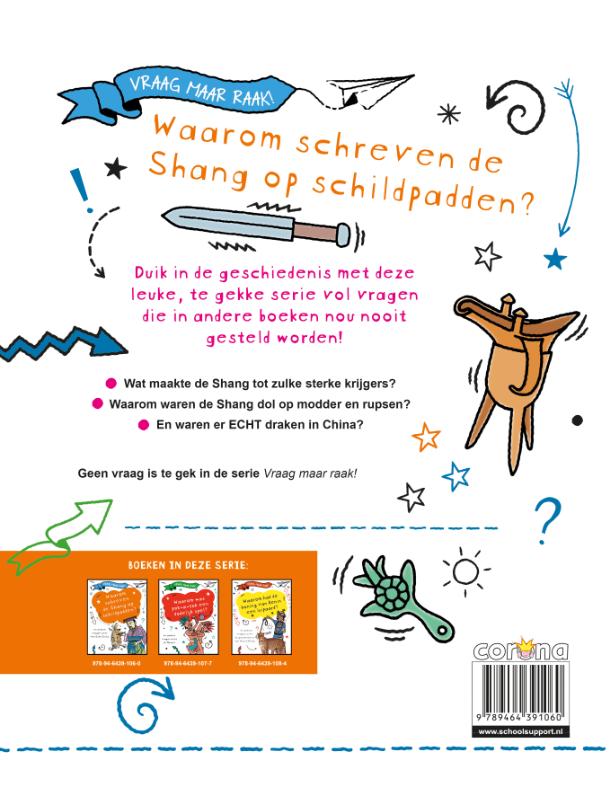 Achterkant van Waarom schreven de Shang op schildpadden?