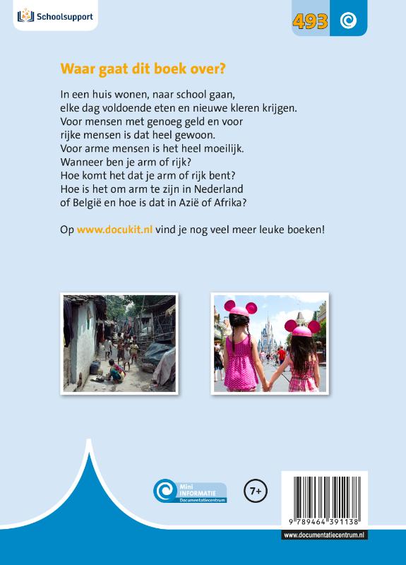Achterkant van Arm en rijk