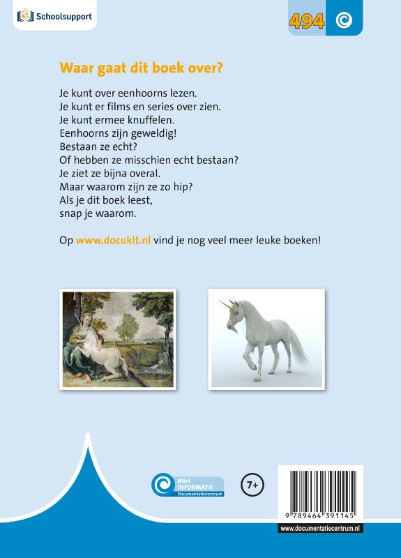 Achterkant van Eenhoorns