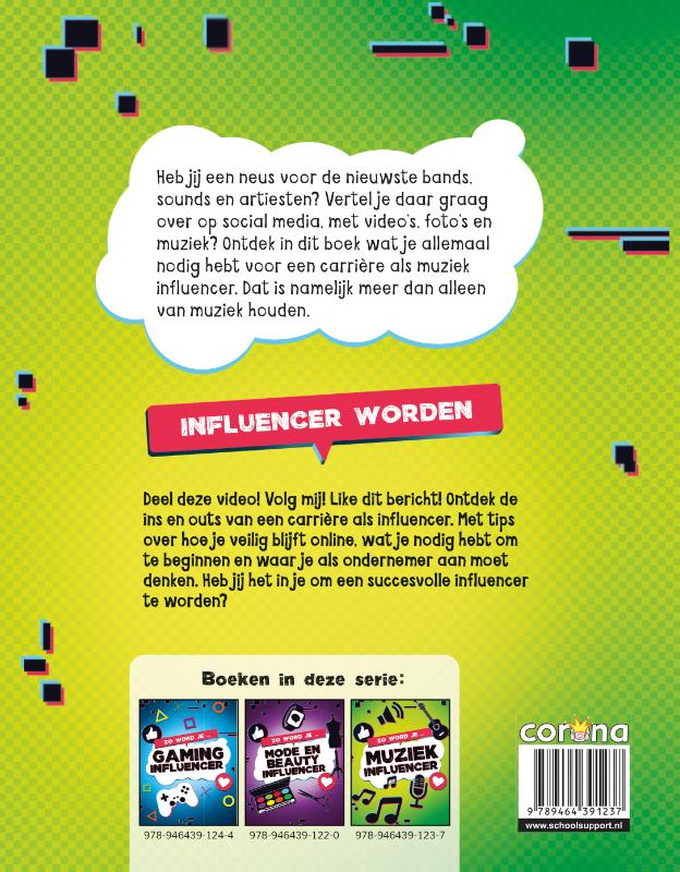 Achterkant van Zo word je muziek influencer