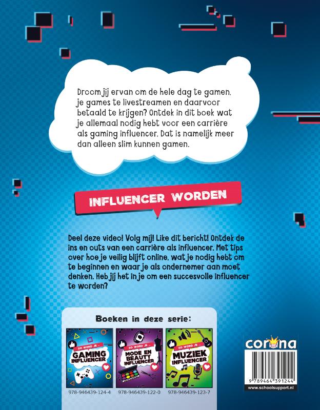 Achterkant van Zo word je gaming influencer