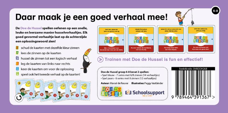 Achterkant van groep 6-8