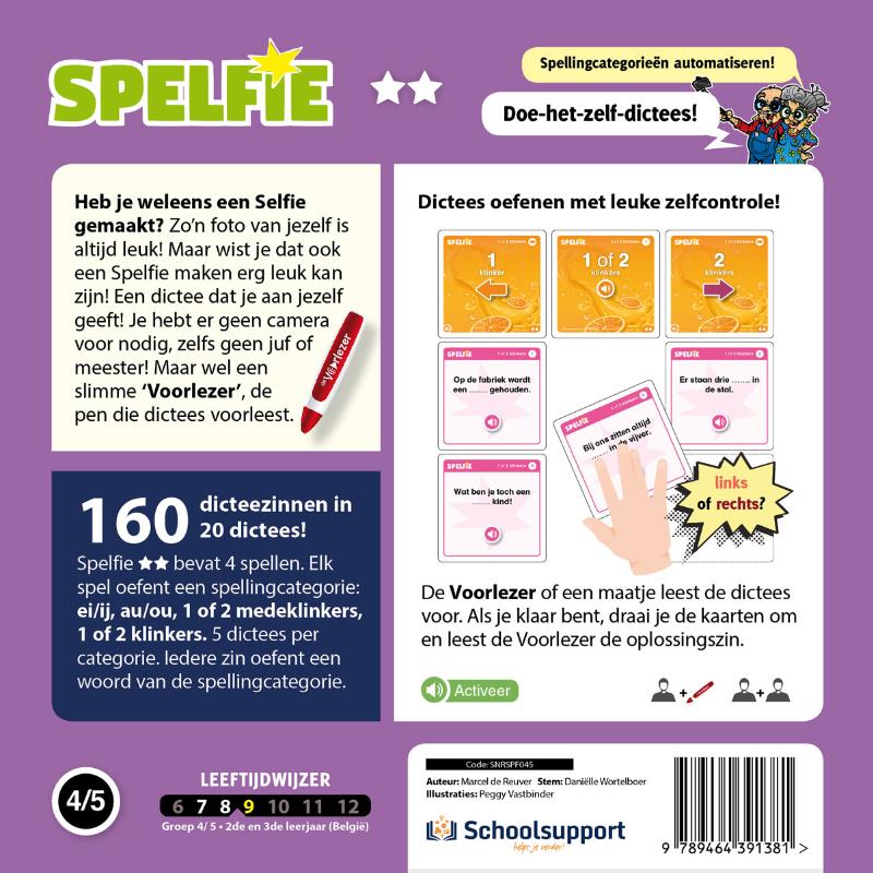 Achterkant van groep 4-5