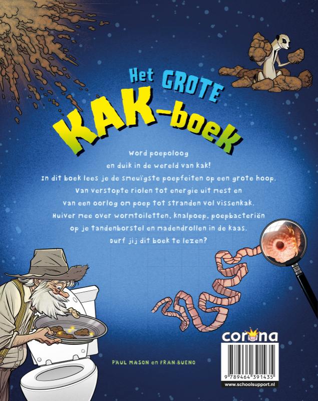 Achterkant van Het grote kakboek