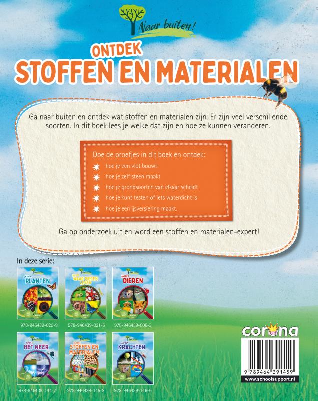Achterkant van Ontdek stoffen en materialen