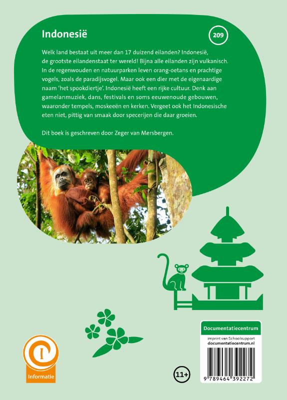 Achterkant van Indonesië