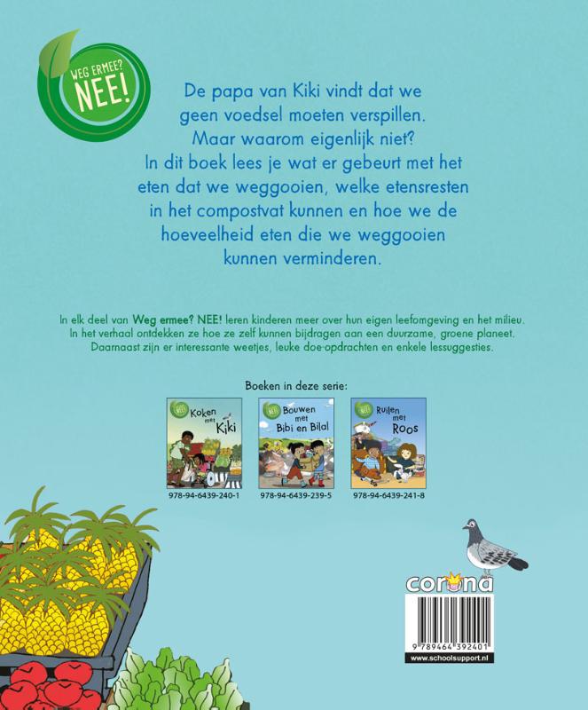 Achterkant van Koken met Kiki