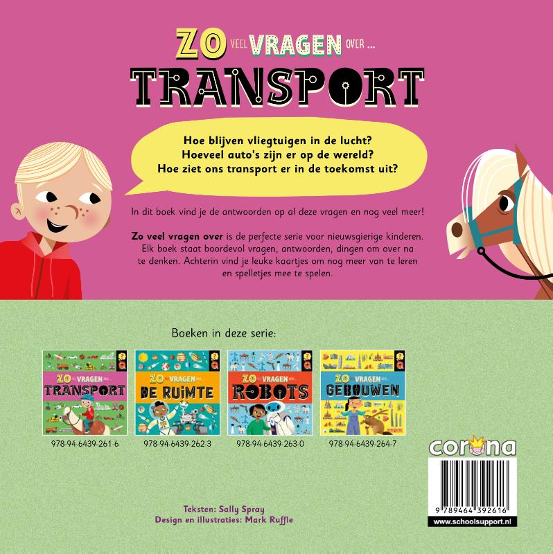 Achterkant van Zoveel vragen over transport