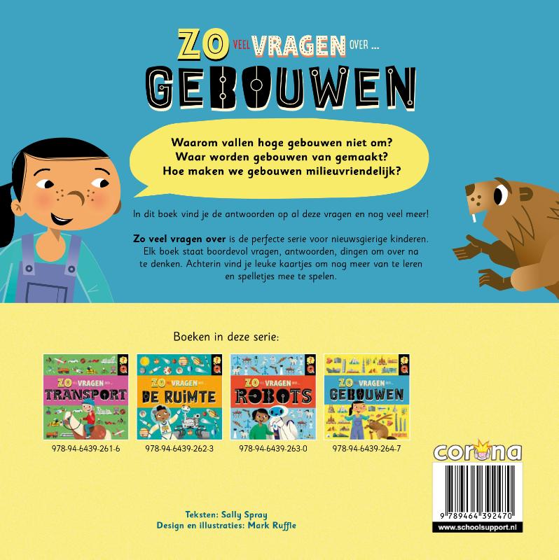Achterkant van Zoveel vragen over gebouwen