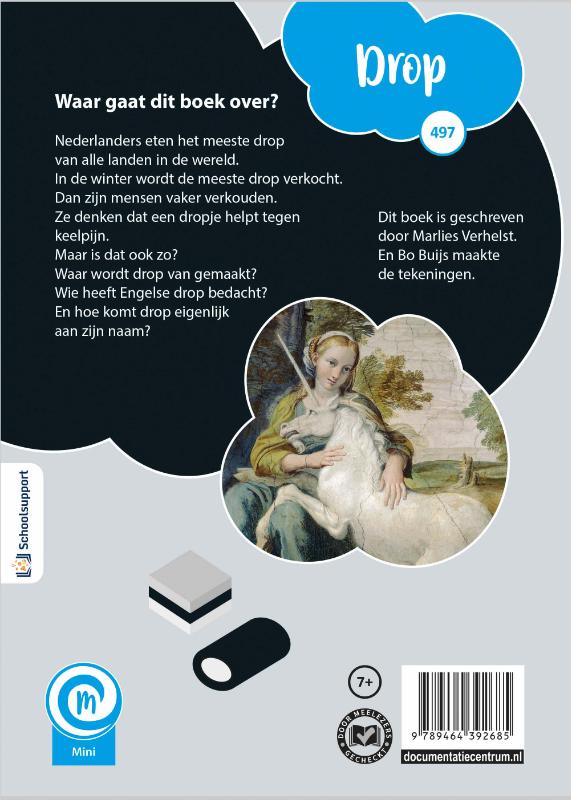 Achterkant van Drop
