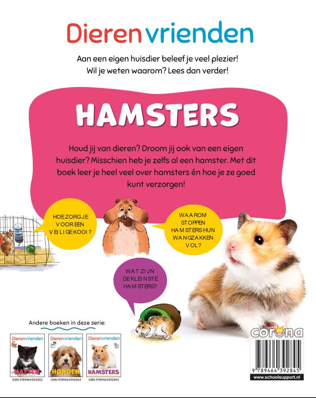 Achterkant van Hamsters