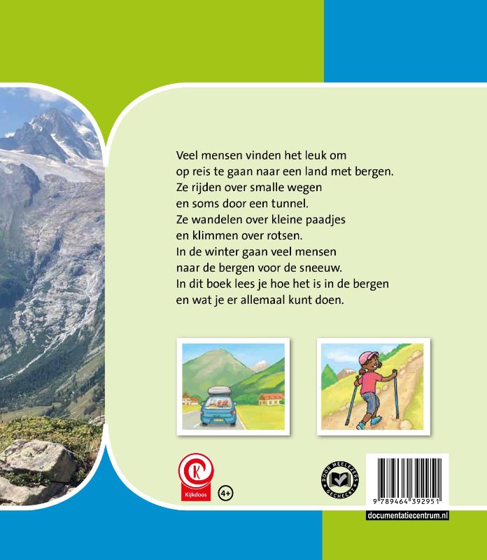 Achterkant van de bergen