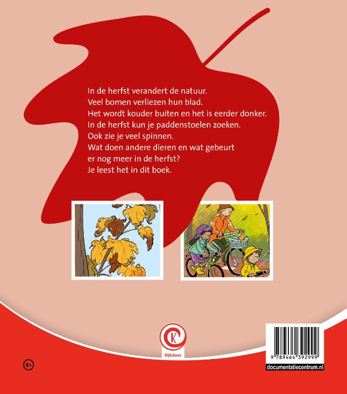 Achterkant van Het is herfst