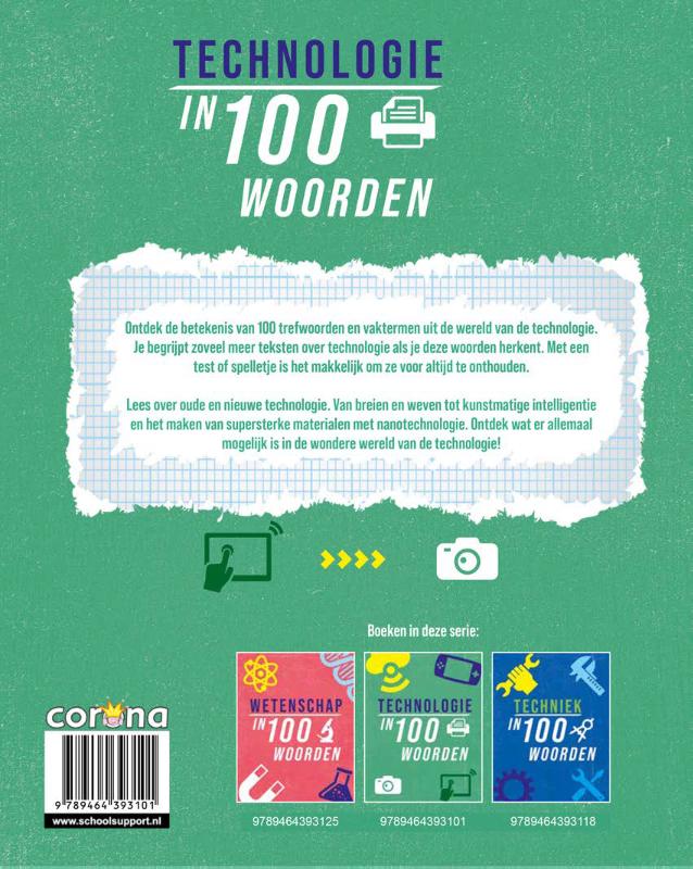 Achterkant van Technologie in 100 woorden