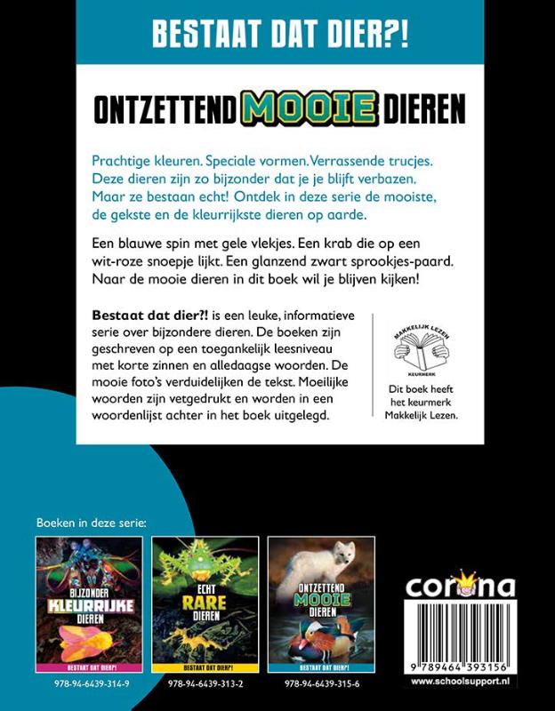 Achterkant van Ontzettend mooie dieren