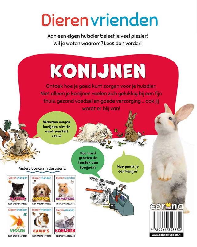 Achterkant van Konijnen