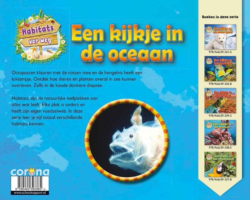 Achterkant van Een kijkje in de oceaan