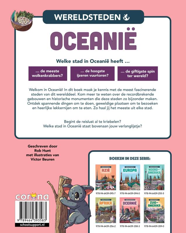 Achterkant van Oceanië