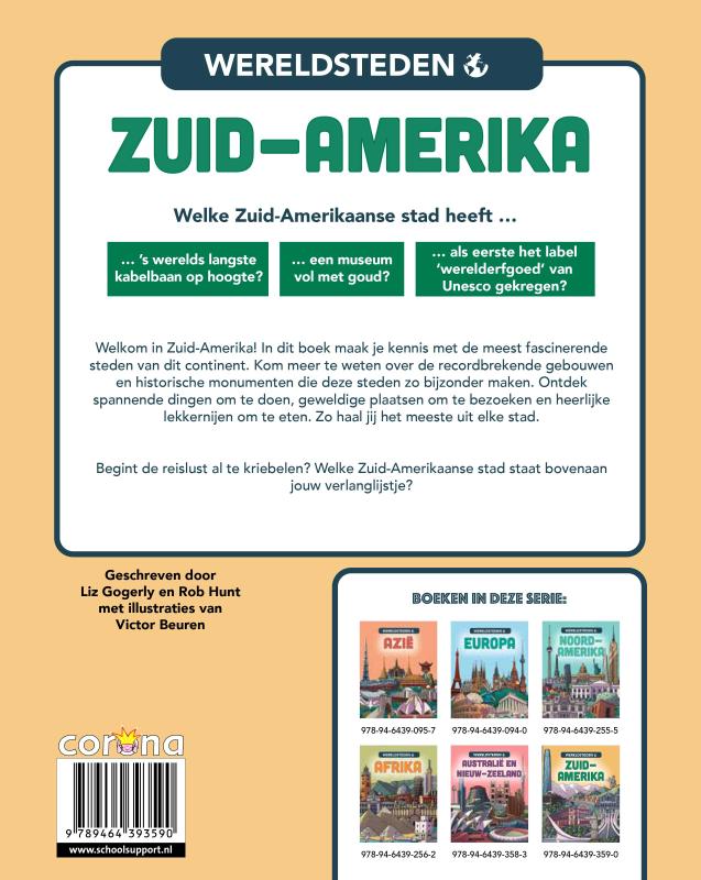 Achterkant van Zuid-Amerika