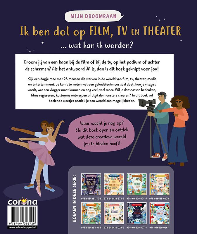 Achterkant van Ik ben dol op film, tv en theater... wat kan ik worden?