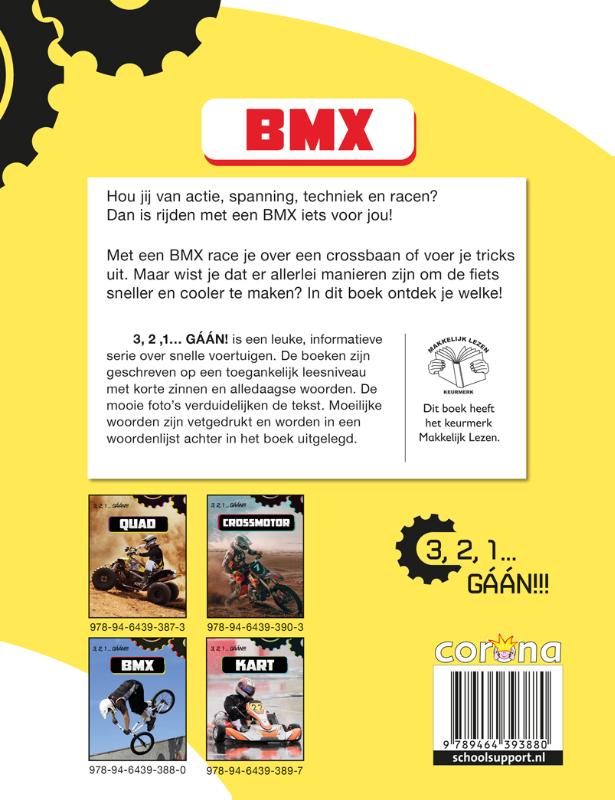 Achterkant van BMX