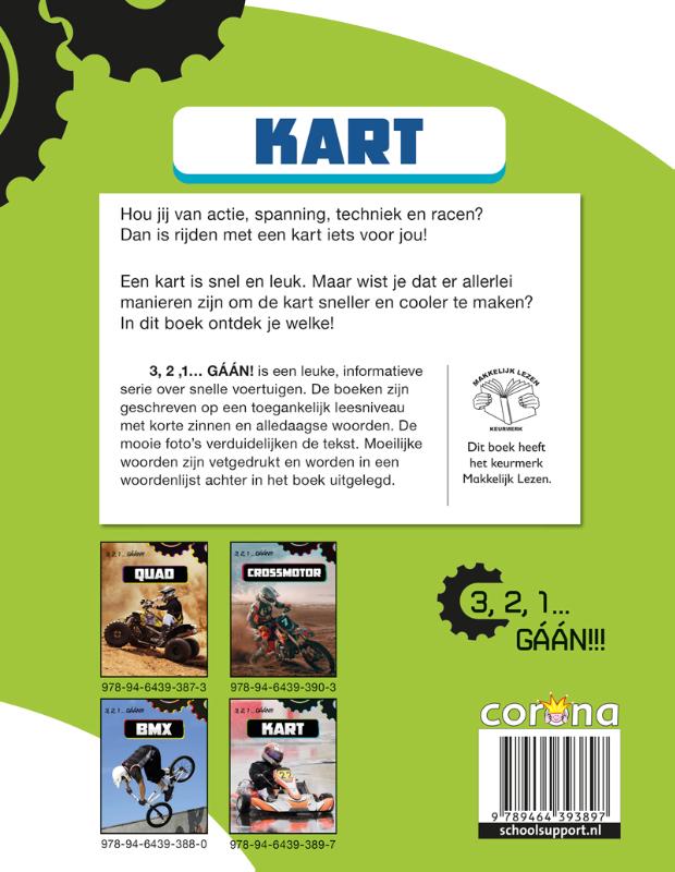 Achterkant van Kart