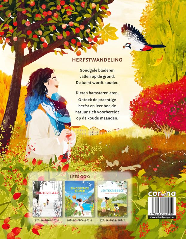 Achterkant van Herfstwandeling