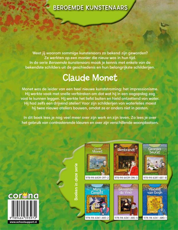 Achterkant van Claude Monet