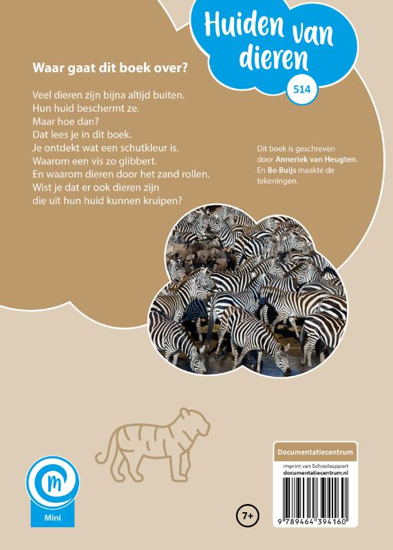 Achterkant van Huiden van dieren