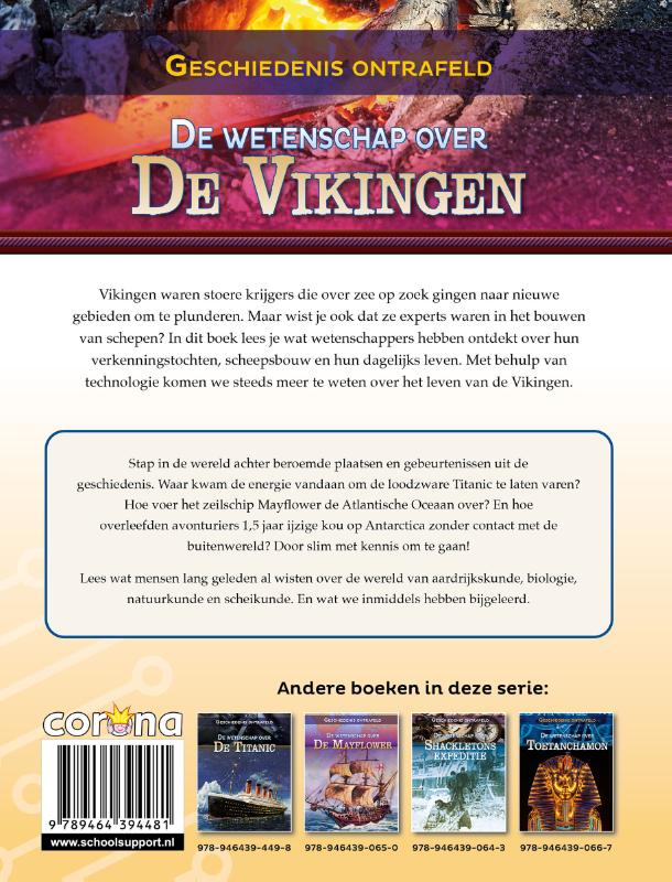 Achterkant van De wetenschap over de Vikingen