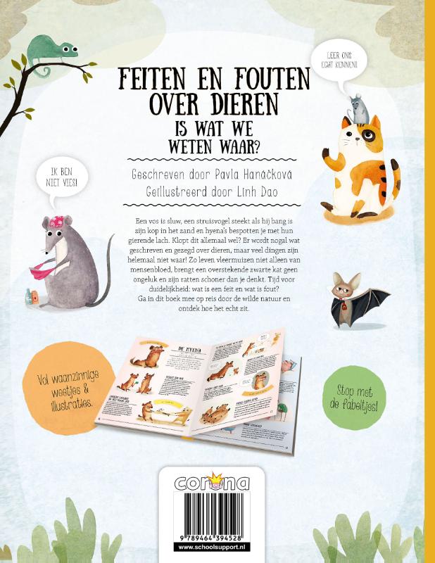 Achterkant van Feiten en fouten over dieren - Is wat we weten waar?